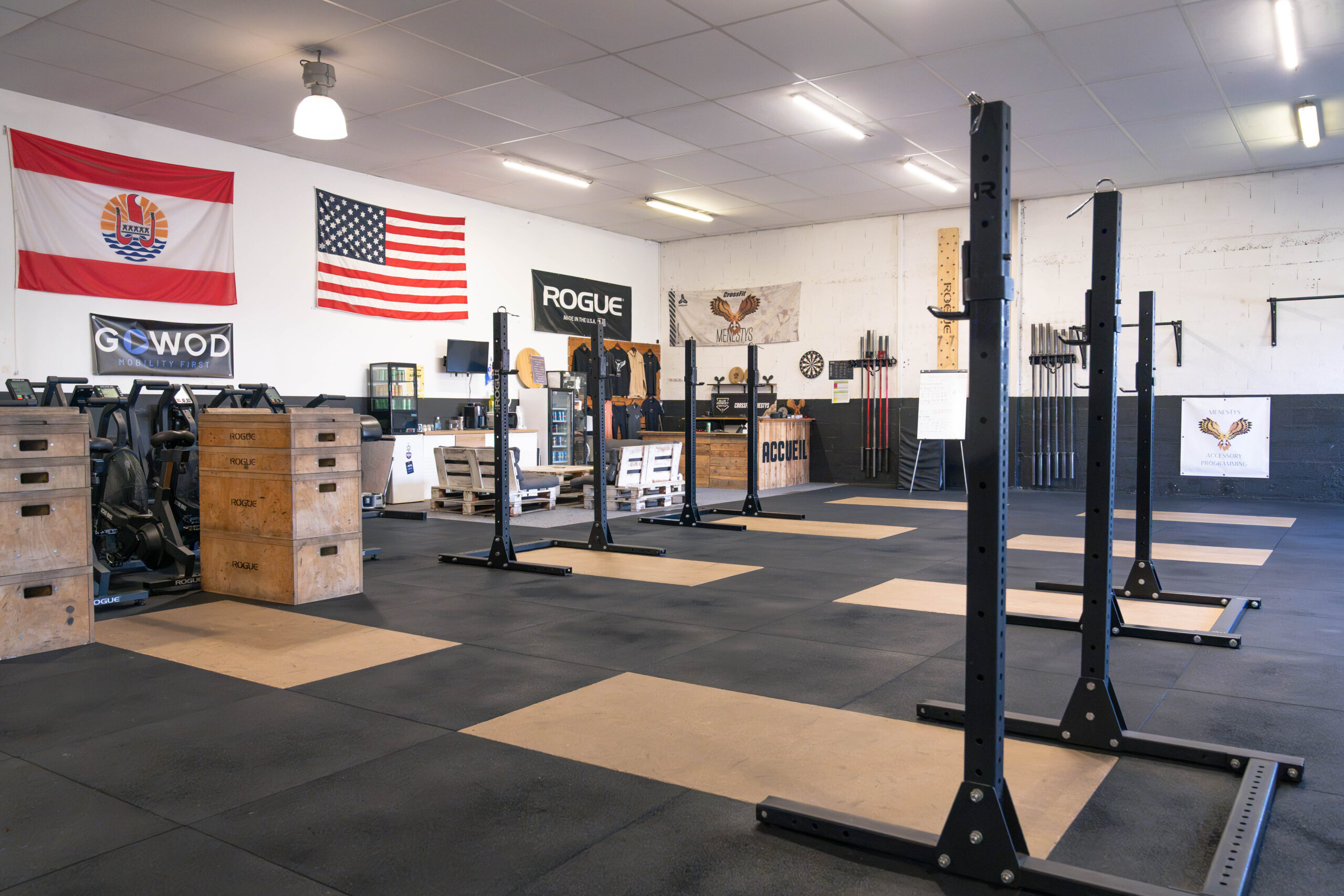 Espace haltérophilie CrossFit Menestys Angers