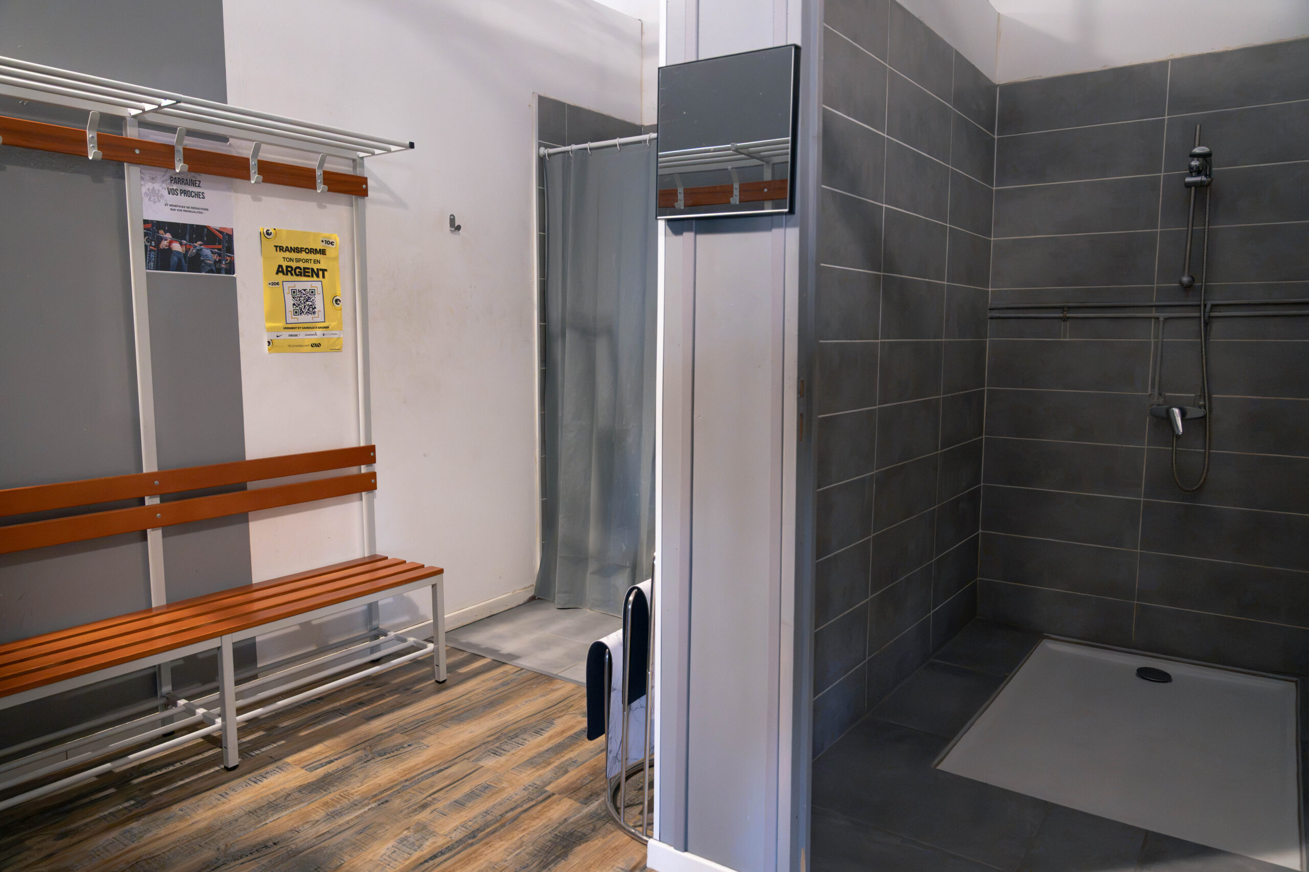 Vestiaires CrossFit Menestys Angers